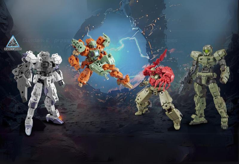 GEA 30MM collection page Image - 4 assembled model kits