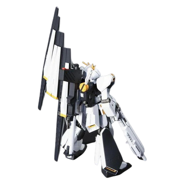 Bandai 1/144 HGUC FA-93HWS NU Gundam + HWS view on back