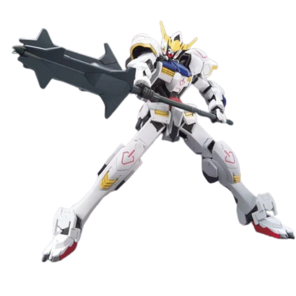 Gundam Express Australia Bandai 1/144 HGIBO Gundam Barbatos  front view with mace
