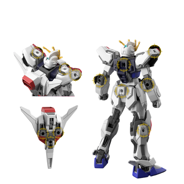 Gundam Express Australia Bandai 1/144 ENTRY GRADE Build Strike Exceed Galaxy (Gundam Build Metaverse) action pose back and location where to install the kit