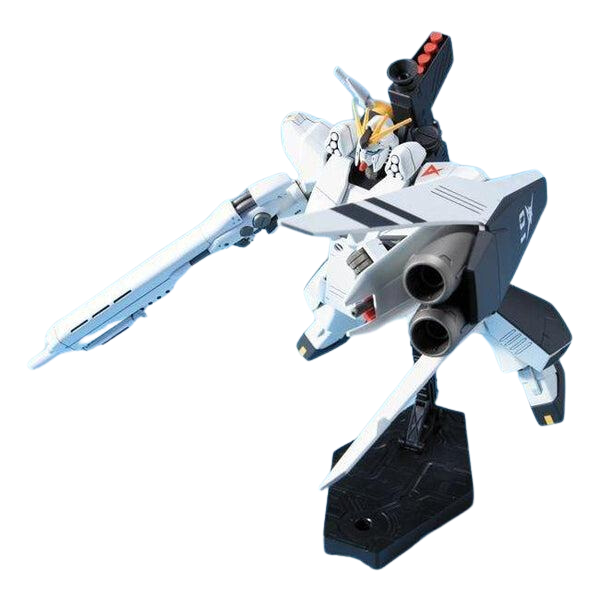 Bandai 1/144 HGUC FA-93HWS NU Gundam + HWS with rifle