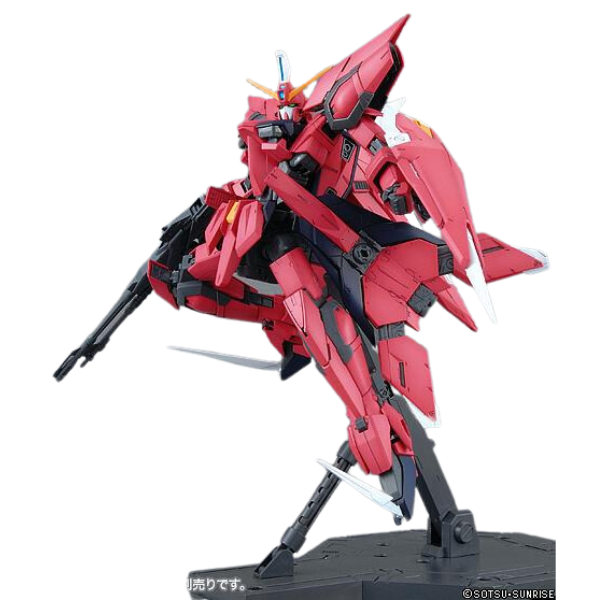 Gundam Express Australia Bandai 1/100 MG Aegis Gundam actin pose in stand base