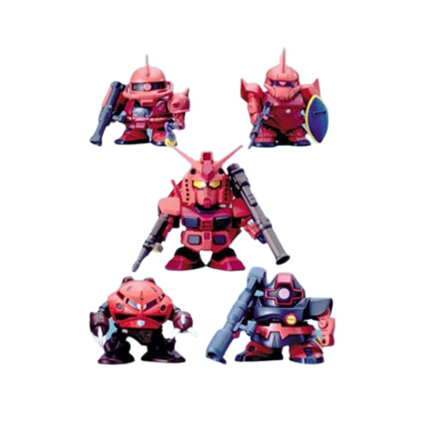Gundam Express Australia Bandai SD Char's Mobile Suit Collection included characters