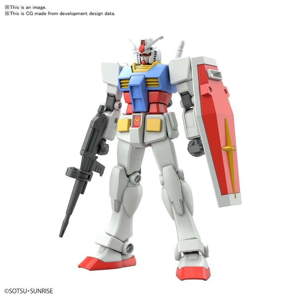 GEA Bandai EG RX-78-2 Gundam front on view.