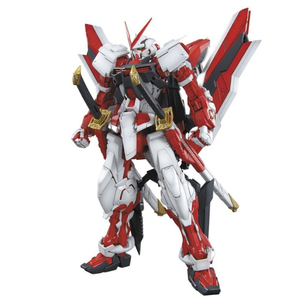 Gundam Express Australia Bandai 1/100 MG MBF-P02KAI Gundam Astray Red Frame Kai view on front
