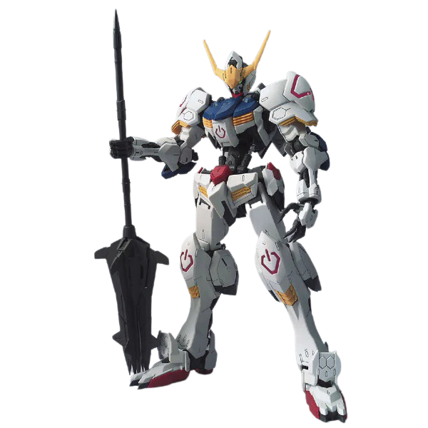 Gundam Express Australia Bandai 1/100 MG Barbatos 4th Form front view holding a mace
