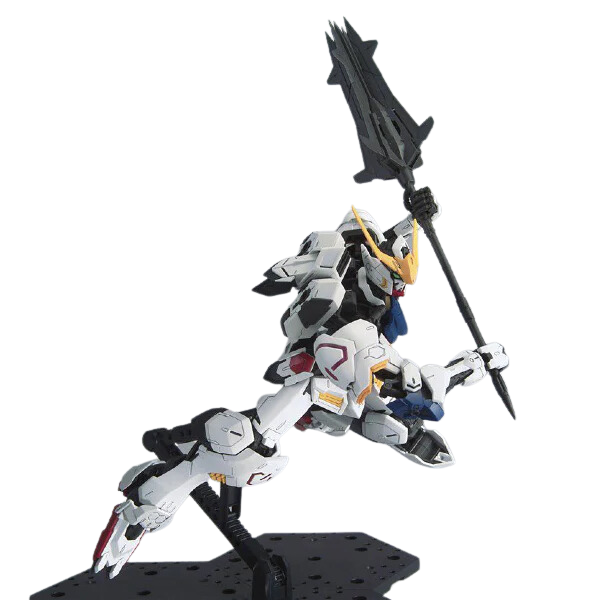 Gundam Express Australia Bandai 1/100 MG Barbatos 4th Form action pose with mace
