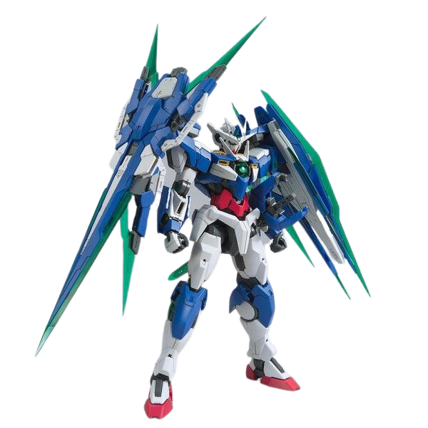 Gundam Express Australia Bandai 1/100 MG GNT-0000/FS 00 QAN[T] Full Saber  view on front