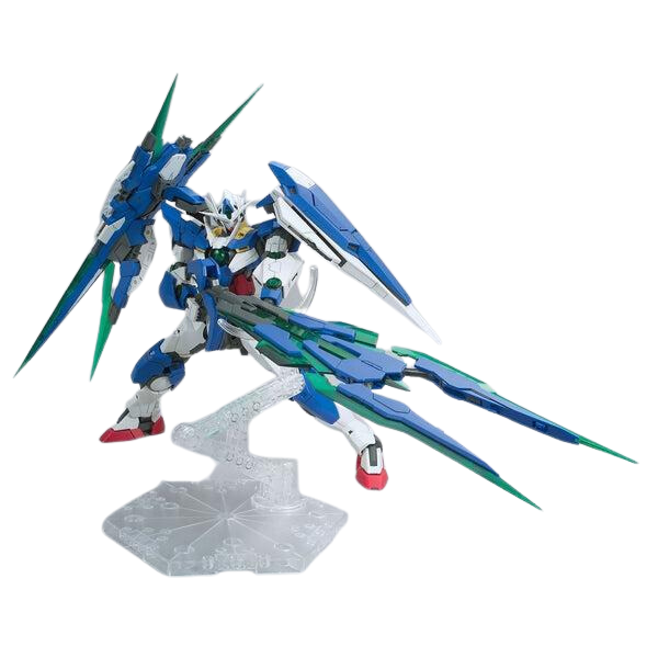 Gundam Express Australia Bandai 1/100 MG GNT-0000/FS 00 QAN[T] Full Saber  in stand