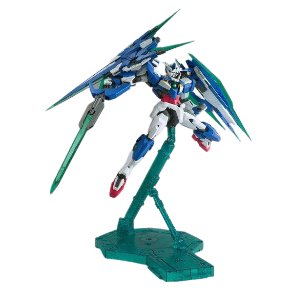 Gundam Express Australia Bandai 1/100 MG GNT-0000/FS 00 QAN[T] Full Saber in stand 2