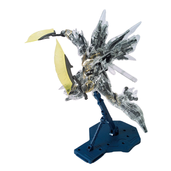 Gundam Express Australia Bandai 1/100 MG Gundam Base Limited Sinanju [Mechanical Clear]  action pose 3