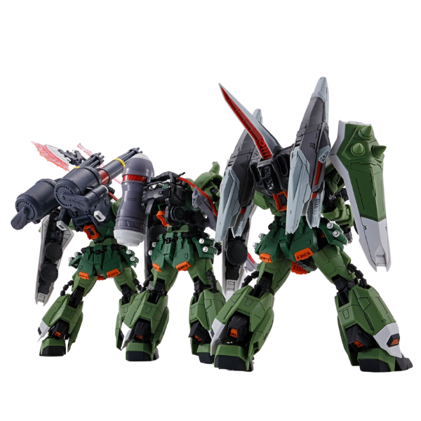 Bandai 1/100 MG Gunner Wizard/Slash Wizard/Blaze Wizard Set 3 gundam characters wearing the 3 weapons