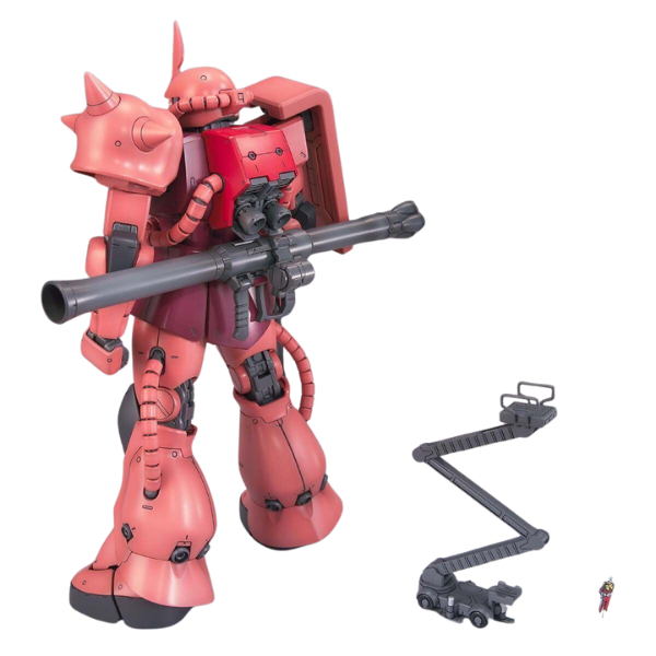 Bandai 1/100 MG MS-06S Char's Zaku II Ver 2.0 view on back