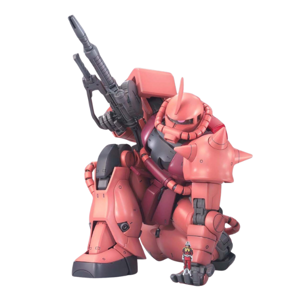 Bandai 1/100 MG MS-06S Char's Zaku II Ver 2.0 kneel
