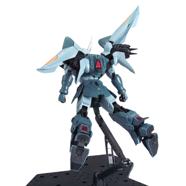 Gundam Express Australia Bandai 1/100 MG Mobile Ginn action pose view on back 2