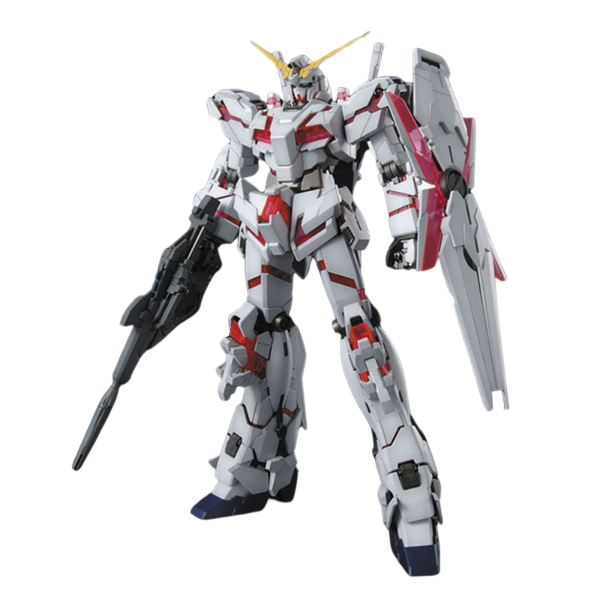 Gundam Express Australia Bandai 1/100 MG RX-0 Unicorn Gundam Full Psycho-Frame Prototype Mobility Suit (Re-issued) view on front