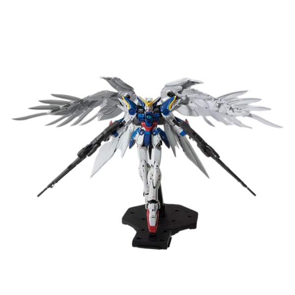 Gundam Express Australia Bandai 1/100 MG XXXG-00W0 Wing Gundam Zero Ver.Ka view on front with wings