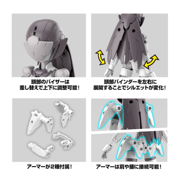 Gundam Express Australia Bandai 1/144 30MM EXM-H15C Acerby (TYPE-C)  instructions