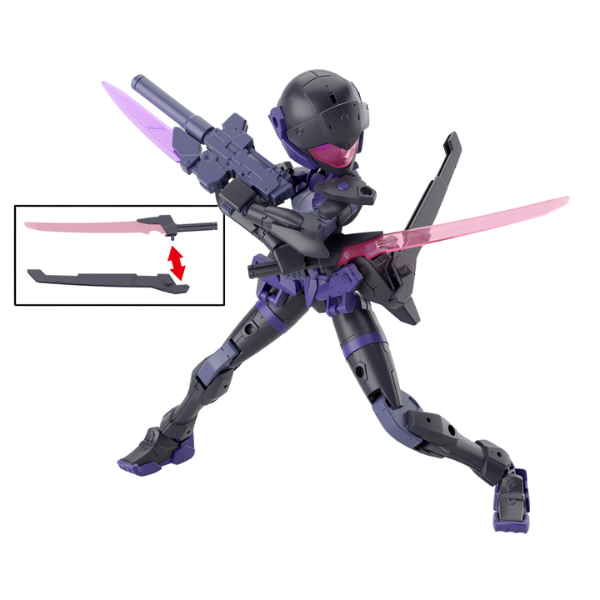 Gundam Express Australia Bandai 1/144 30MM EXM-H15E Acerby (Type-E)  action pose 2
