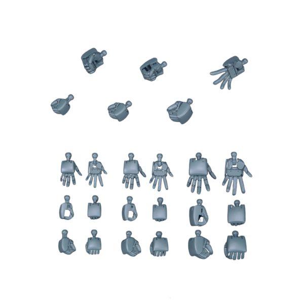 Gundam Express Australia Bandai 1/144 HGBC Jigen Build Knuckle (Round) parts