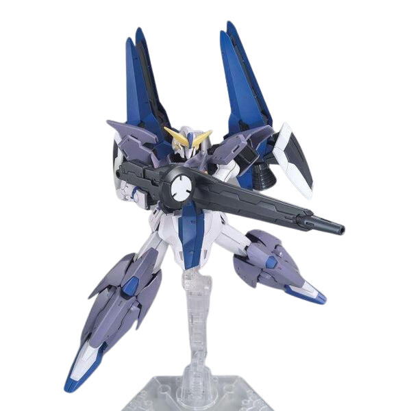 Gundam Express Australia Bandai 1/144 HGBD:R Tertium Arms action pose in stand