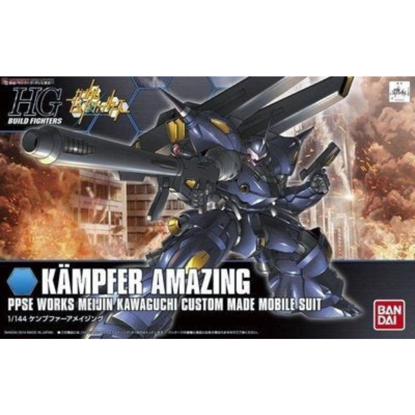 Gundam Express Australia Bandai 1/144 HGBF Kampfer Amazing package artwork