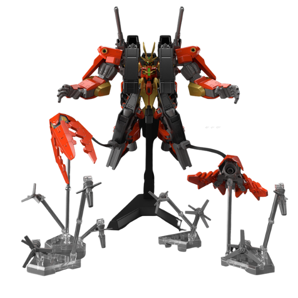 Gundam Express Australia Bandai 1/144 HGBM Typhoeus Gundam Chimera in stands
