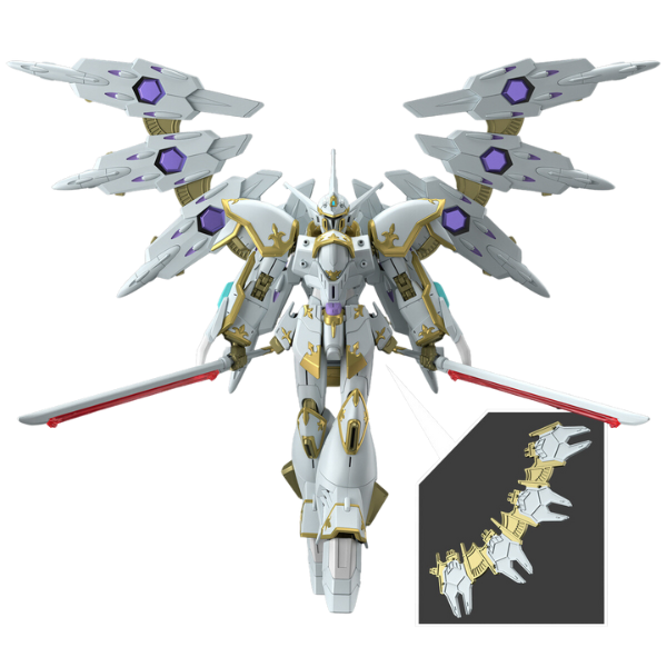 Gundam Express Australia Bandai 1/144 HG Black Knight Squad Cal-re.A (Mobile Suit Gundam SEED Freedom)  action pose