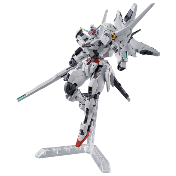 Gundam Express Australia Bandai 1/144 HG Gundam Calibarn action pose in stand