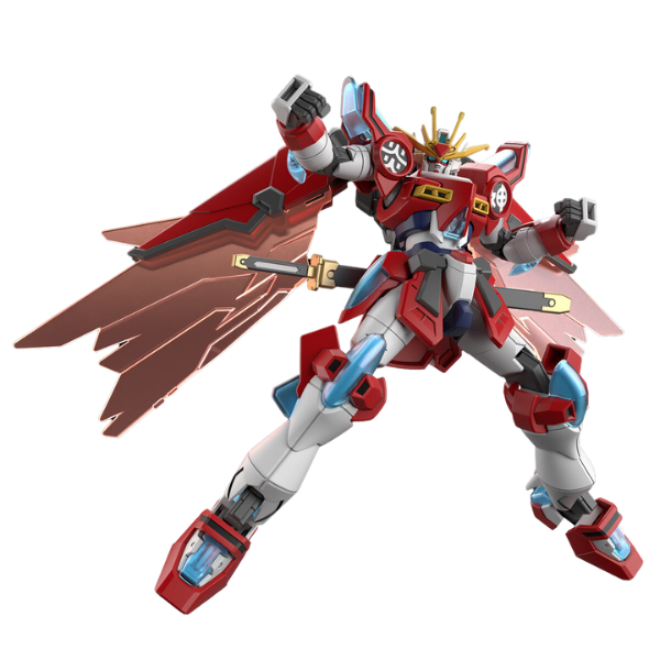 Gundam Express Australia Bandai 1/144 HG Shin Burning Gundam (Gundam Build Metaverse) action pose attack mode