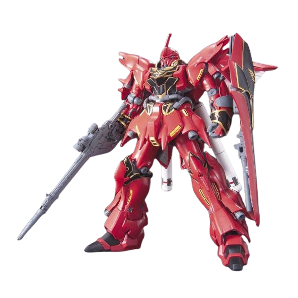 Gundam Express Australia Bandai 1/144 HGUC MSN-06S Gundam Sinanju view on front