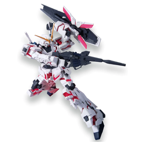 Gundam Express Australia Bandai 1/144 HGUC RX-0 Unicorn Gundam (Destroy Mode) Full Psycho Frame action pose