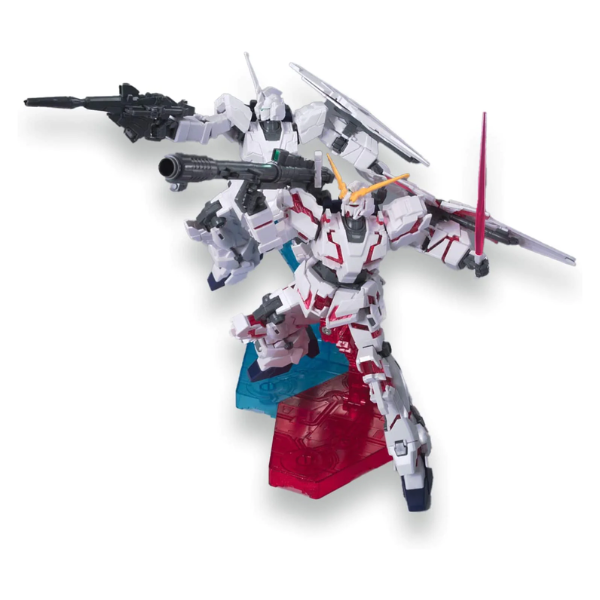 Gundam Express Australia Bandai 1/144 HGUC RX-0 Unicorn Gundam (Destroy Mode) Full Psycho Frame action pose 3