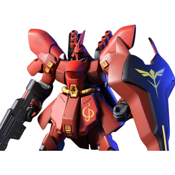 Gundam Express Australia Bandai 1/144 HGUC Sazabi view on front 2