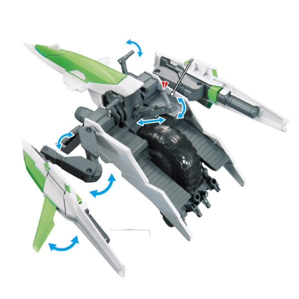 Gundam Express Australia Bandai 1144 Option Parts Set Gunpla 16 (Meteor Hopper) view on top
