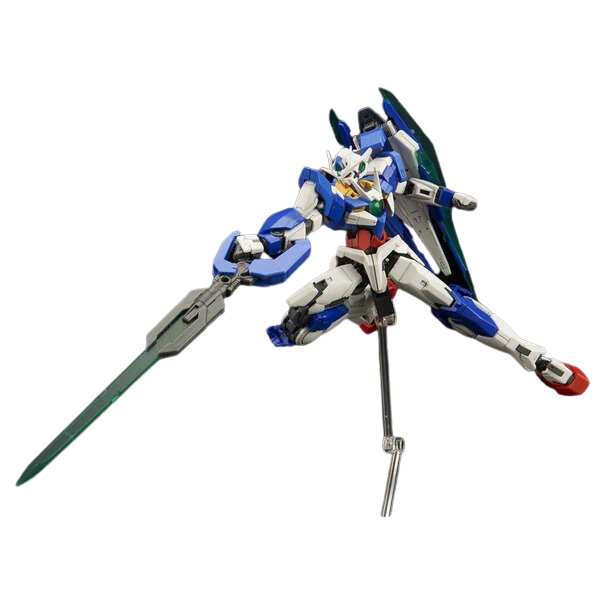 Gundam Express Australia Bandai 1/144 RG 00 Qan[T] Celestial Being Mobile suit GNT-0000 action pose