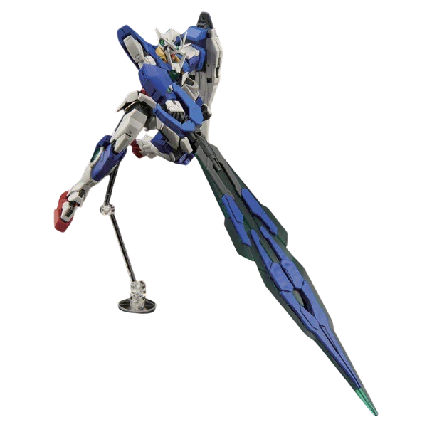 Gundam Express Australia Bandai 1/144 RG 00 Qan[T] Celestial Being Mobile suit GNT-0000 action pose 3