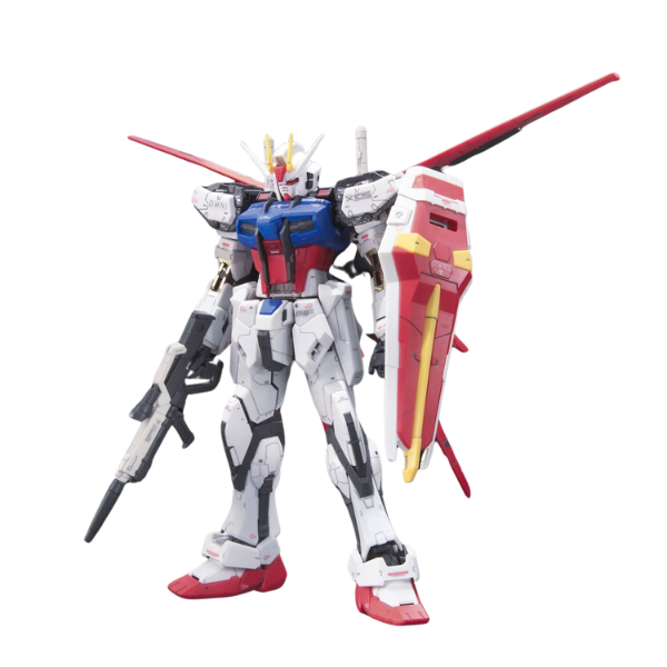 Gundam Express Australia Bandai 1/144 RG GAT-X105 Aile Strke Gundam view on front