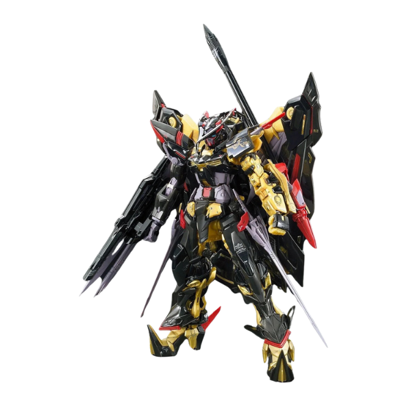 Gundam Express Australia Bandai 1/144 RG MBF-P01-RE2 Astray Gold Frame Amatsu Mina view on front