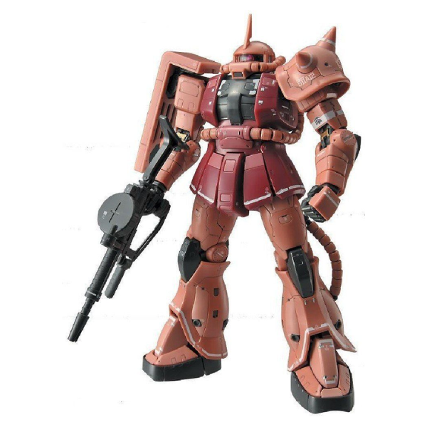 Gundam Express Australia Bandai RG MS-06S Char's Zaku II view on front