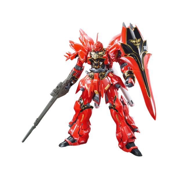 Gundam Express Australia Bandai 1/144 RG Sinanju Neo Zeon Mobile Suit For Newtype MSN-06S view on front