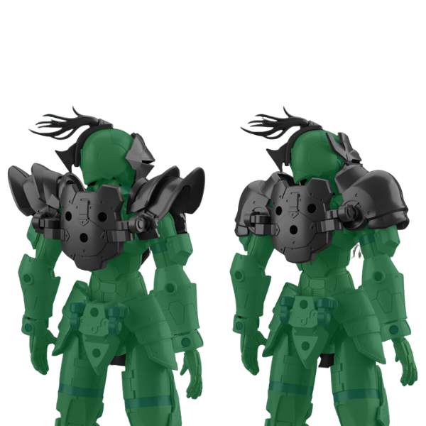 Gundam Express Australia Bandai 30MF Item Shop 1 (Knight Option) view on back when used
