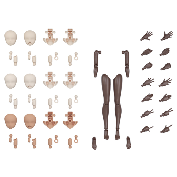 Gundam Express Australia Bandai 30MS Optional Body Parts Arm Parts & Leg Parts [Brown] parts