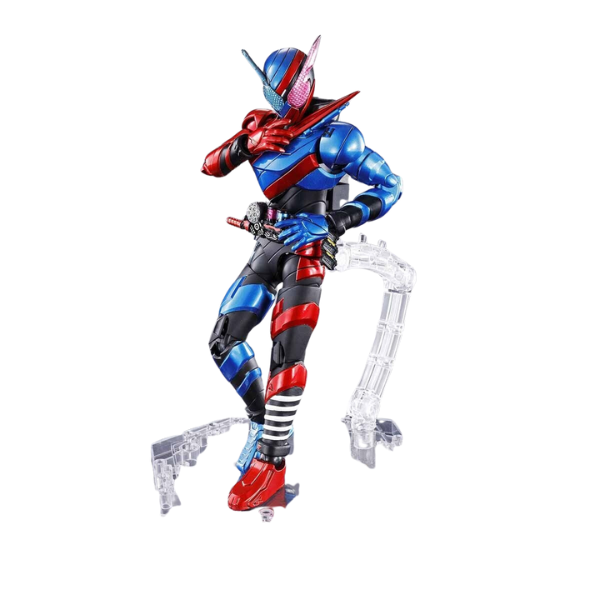 Gundam Express Australia Bandai Figure-rise Standard Kamen Rider Build Rabbit Tank Form action pose in stand