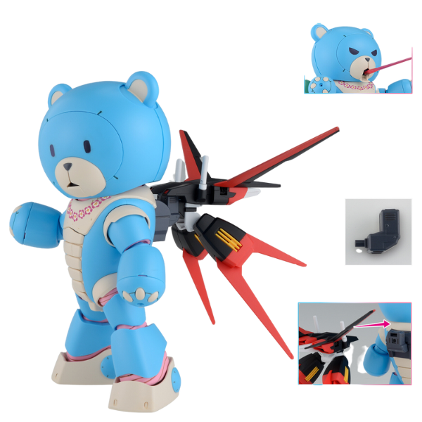 Gundam Express Australia Bandai HG Beargguy Ohana & Aloharo Set Beargguy in Piggyback joint