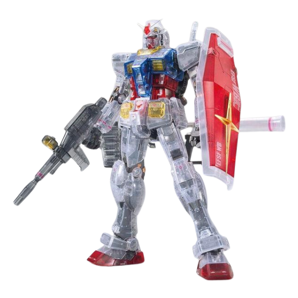 Gundam Express Australia Bandai MG 1/100 Gundam Base Limited RX-78-2 Gundam Ver 3.0 [Clear Colour] view on front