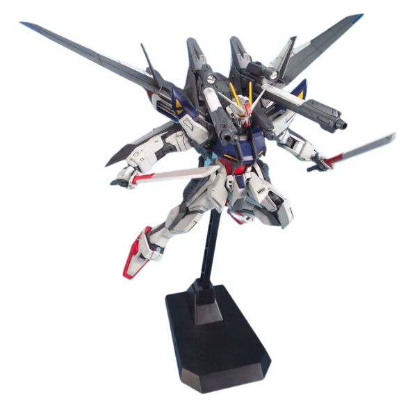 Gundam Express Australia Bandai MG 1/100 Strike E+IWSP (Astrays Lukas O'Donnel) action pose holding swords