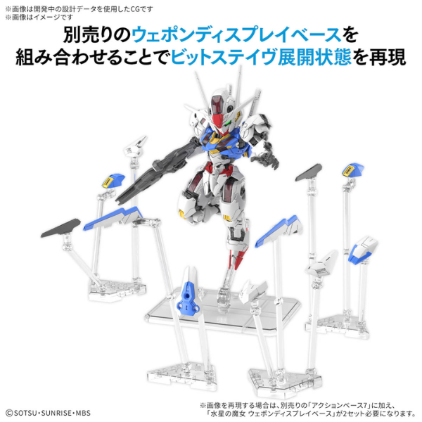Gundam Express Australia Bandai MGSD Gundam Aerial stand positions