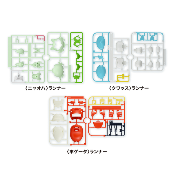 Gundam Express Australia Bandai Pokemon Plamo Collection Quick!! 18 + 19 + 20 Sprigatito Quaxly Fuecoco plastic kits