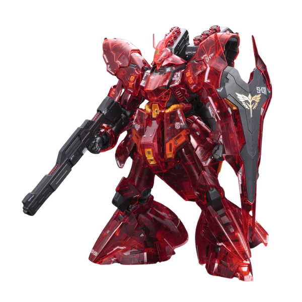 Gundam Express Australia Bandai RG 1/144 Gundam Base Limited Sazabi [Clear Color]  view on front